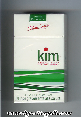 kim german version american blend menthol leggera l 20 h germany