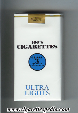 class a cigarettes ultra lights l 20 s usa