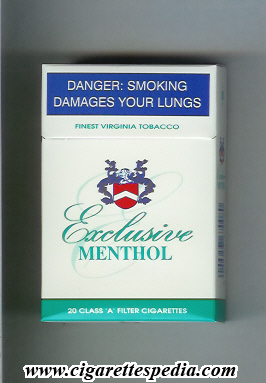 exclusive menthol ks 20 h south africa