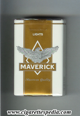 maverick lights cigarettes near me Maverick (american version) (colour design) (Lights) KS-20-S (white and  gold and grey) - USA