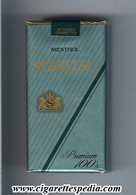 sterling american version premium menthol l 20 s usa