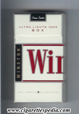 win s ton with vertical small winston ultra lights l 20 h usa