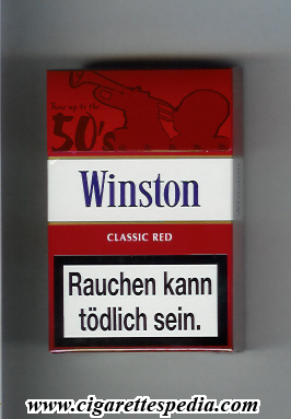 winston collection version classic red 50 s ks 20 h germany