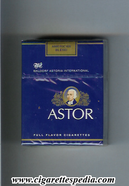 File:Astor german version waldorf astoria international american blend full flavor s 20 h slovakia.jpg