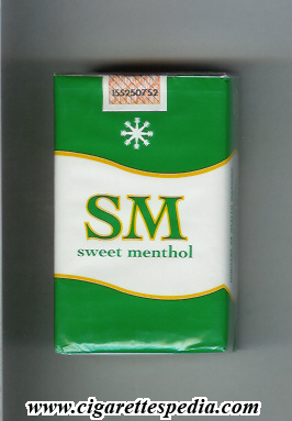 sm tobacco SM Sweet Menthol (kenyan version) (design 2) KS-20-S - Kenya
