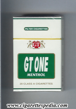 gt one menthol ks 20 h colombia usa