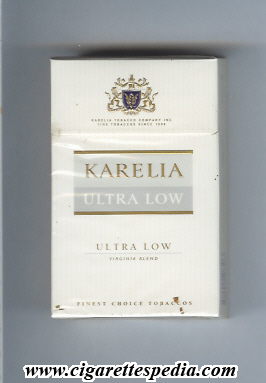 karelia virginia cigarettes Karelia (Ultra Low Ultra Low Virginia Blend) KS-20-H - Greece