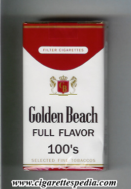 golden beach selected fine tobaccos full flavor l 20 s usa peru