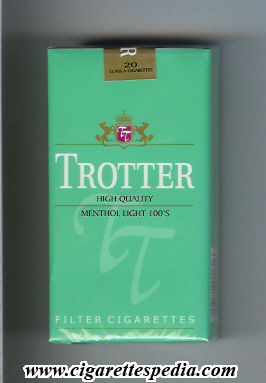 trotter high quality menthol lights l 20 s usa brazil