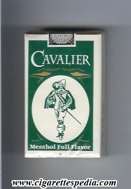 cavalier american version new design menthol full flavor ks 20 s usa