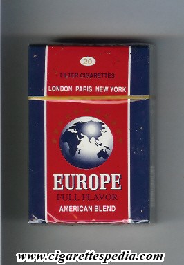 europe english version full flavor american blend ks 20 h england