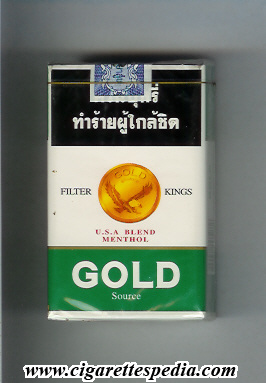 gold thai version usa blend menthol ks 20 s thailand