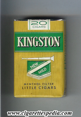 kingston new mild menthol filter little cigars ks 20 s usa