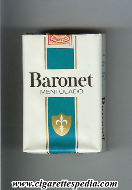 baronet design 1 mentolado ks 20 s england mexico