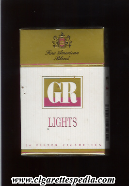 gr lights fine american tobaccos ks 20 h white gold greece