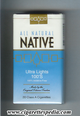 native all natural 100 additive free ultra lights l 20 s usa