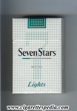 seven stars 7 lights menthol ks 20 h japan