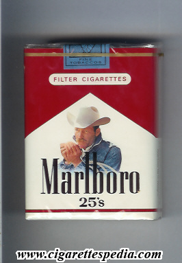 marlboro with cow boy with cigarette ks 25 s usa