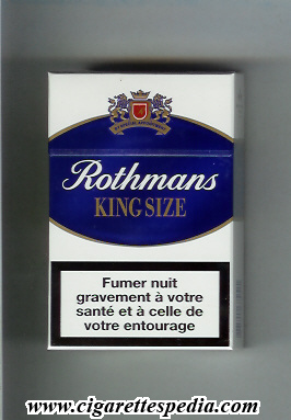 rothmans english version new design by special appointment ks 20 h white blue france england