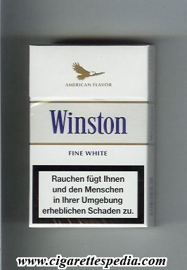 winston with eagle from above on the top american flavor fine white ks 20 h germany