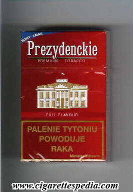 prezydenckie full flavour premium tobacco ks 20 h poland