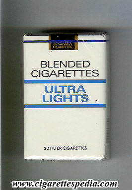 blended cigarettes ultra lights ks 20 s usa