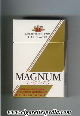 magnum austrian version american blend full flavor lights ks 20 h germany austria