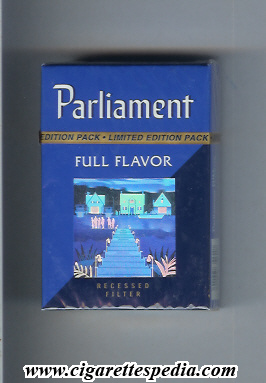 parliament without emblem full flavor ks 20 h hologram with stairs usa