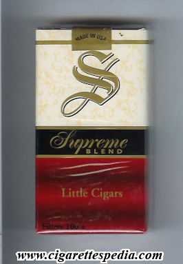 supreme american version design 1 blend little cigars l 20 s usa