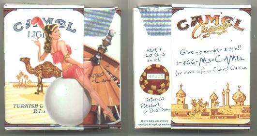 Camel Lights (Casino Showgirl Issue - Cami) side slide KS-20-H -USA.jpg
