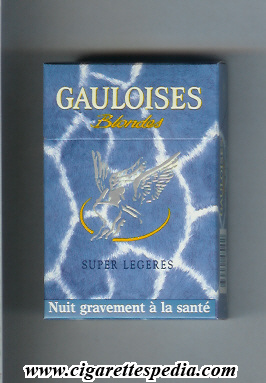 gauloises blondes collection design liberte toujours girafe super legeres ks 20 h light blue france