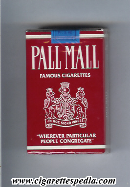 pall mall american version famous cigarettes ks 20 s switzerland usa
