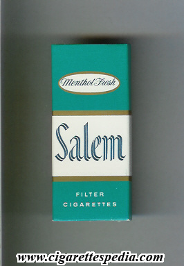 salem menthol fresh ks 4 h green white green usa