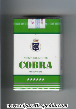 cobra american blend menthol lights ks 20 s armenia