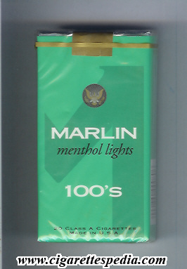 marlin menthol lights l 20 s usa