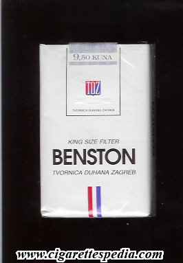 benston with two vertical lines ks 20 s white croatia