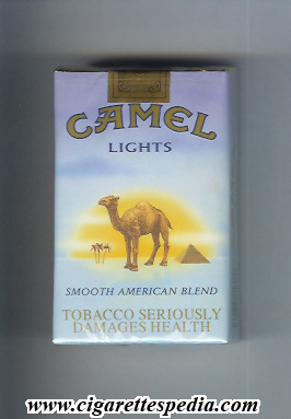camel with sun smooth american blend lights ks 20 s germany usa