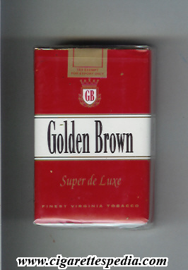 golden brown super de luxe ks 20 s red white usa