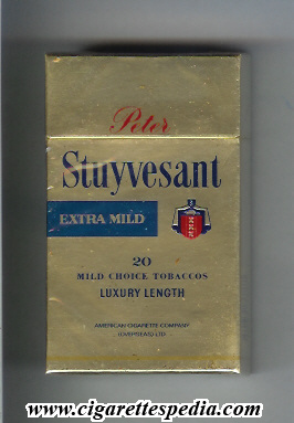 peter stuyvesant extra mild l 20 h gold england