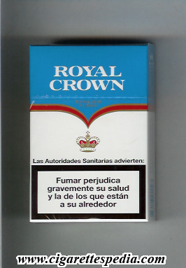 royal crown spanish version name by two lines english blend ks 20 h white light blue spain