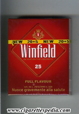 winfield australian version an australian favourite full flavour ks 25 h red holland