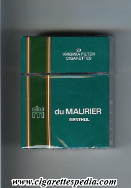 du maurier with vertical line menthol s 20 h trinidad