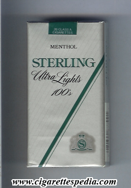 sterling american version ultra lights menthol l 20 s usa