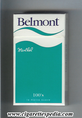 belmont chilean version with wavy top menthol la marka suave l 20 h green white honduras