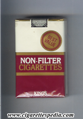 best value non filter sigarettes ks 20 s usa