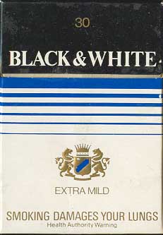 Black and White (design 1) (Extra Mild) KS-30-H - England