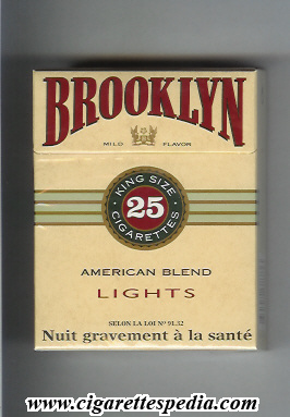 brooklyn design 1 american blend lights ks 25 h france