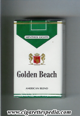 golden beach american blend menthol lights ks 20 s peru