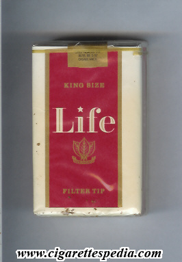 life filter tip ks 20 s white red white chile usa