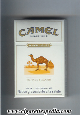camel since 1913 super lights refined flavour ks 20 h germany usa
